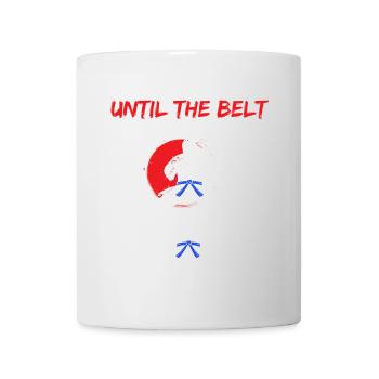 Ceinture noire : Restez motivé Art martial Kung Fu - Mug blanc - blanc - Devant