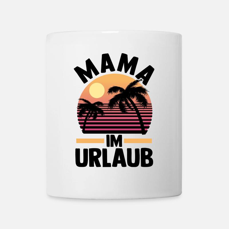 Vacancier Mère Maman - Mug blanc - blanc
