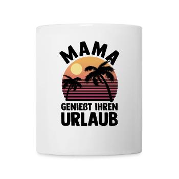 Vacancier Mère Maman - Mug blanc - blanc - Devant
