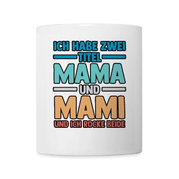 Mutter Stiefmutter Muttertag Mama - Tasse - Weiß - Vorne