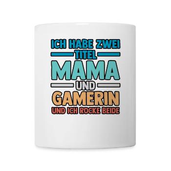 Mom Gamer Gamer Gaming Mom - Mug - white - Front