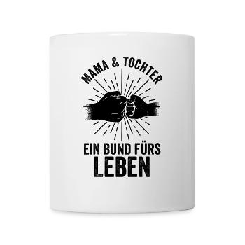 Mère Maman et Fille - Mug blanc - blanc - Devant