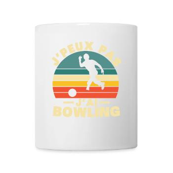 Ich kann nicht bowlen - Tasse - Weiß - Vorne