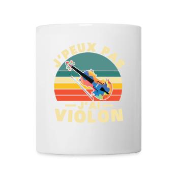 Ich kann keine Geige haben - Tasse - Weiß - Vorne