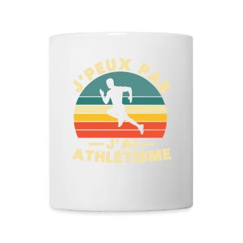 I can't I have athletics - Mug - white - Front