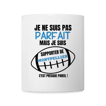 Supporter Parfait Montpellier Rugby - Mug blanc - blanc - Devant