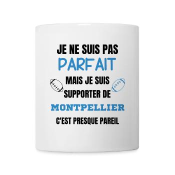 Supporter Parfait Montpellier Rugby - Mug blanc - blanc - Devant