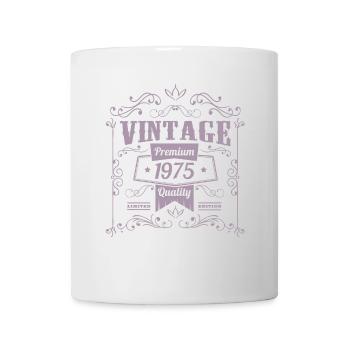 Design vintage anniversaire 1975 - Mug blanc - blanc - Devant