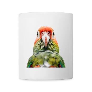Sittiche - Tasse - Weiß - Vorne