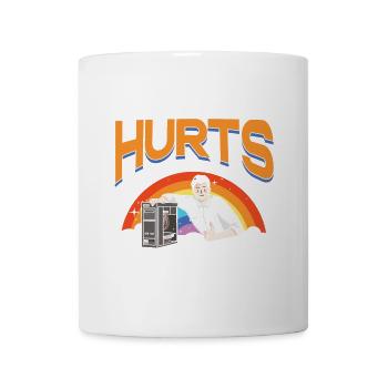 Lustiger Spruch "It Burns when i Pee"! - Mug blanc - blanc - Devant