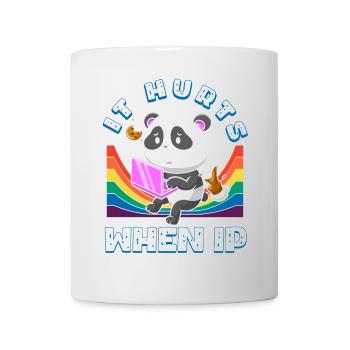Lustiger Spruch "It Burns when i Pee"! - Mug blanc - blanc - Devant
