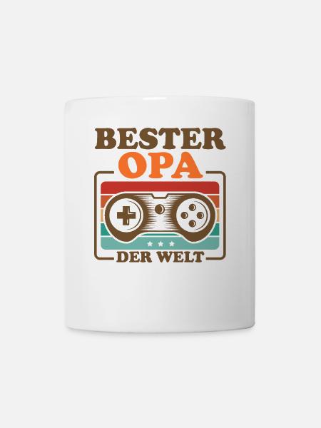 Bester Opa Der Welt - Tasse - Weiß
