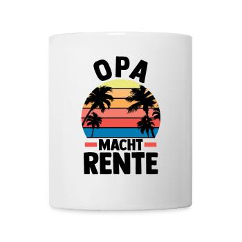 Urlaub Urlauber Großvater Opa - Tasse - Weiß - Vorne