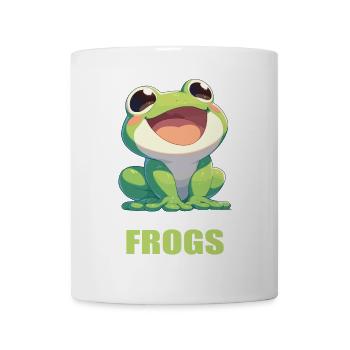Frosch Frösche - Tasse - Weiß - Vorne
