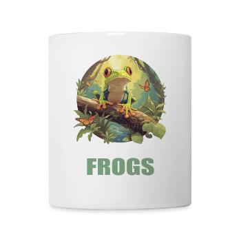 Grenouilles Grenouilles - Mug blanc - blanc - Devant