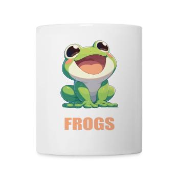 Frosch Frösche - Tasse - Weiß - Vorne