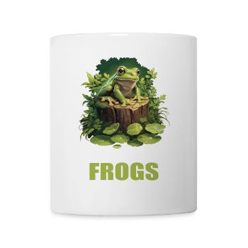 Grenouilles Grenouilles - Mug blanc - blanc - Devant