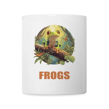 Grenouilles Grenouilles - Mug blanc - blanc - Devant