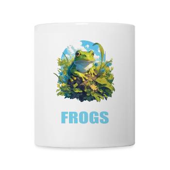 Grenouilles Grenouilles - Mug blanc - blanc - Devant