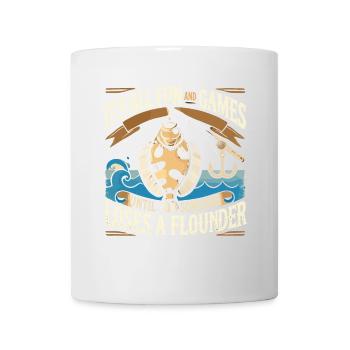 Es ist alles Spiel und Spaß, bis jemand eine - Tasse - Weiß - Vorne