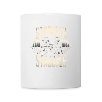 Stärke im Kampf - Tasse - Weiß - Vorne