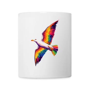 Seagull, Beach, Sea, North Sea, Baltic Sea, Herring Gull, Seagulls - Mug - white - Front