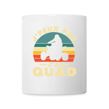 Ich kann kein Quad haben - Tasse - Weiß - Vorne