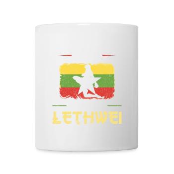 Ne plaisantez pas avec moi, je connais Lethwei - Mug blanc - blanc - Devant