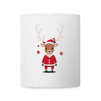 Tenue de Noël Joyeux Renne - Mug blanc - blanc - Devant
