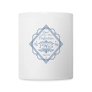 Geburtstag Jahrgang 1965 Vintage Look - Tasse - Weiß - Vorne