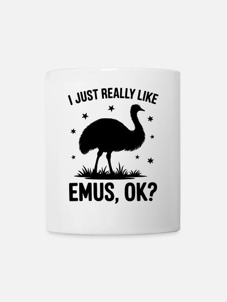 Emu Saying Australia Emus Funny Emu Gift - Mug - white