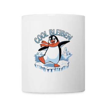 cool bleiben - Tasse - Weiß - Vorne