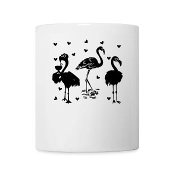 Cute Flamingo Pink Flamingos - Mug - white - Front