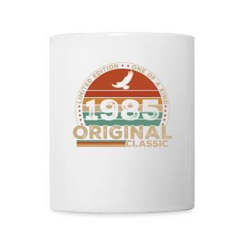 Original 1985 Vintage Geburtstagsgeschenk - Tasse - Weiß - Vorne