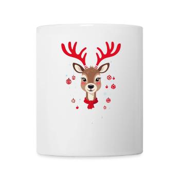 Joyeux Noël Renne Magie - Mug blanc - blanc - Devant