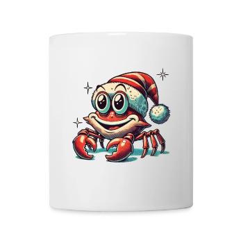 Noël Joyeux Cancer Avec Chapeau - Mug blanc - blanc - Devant