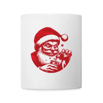 Santa Loves Alcohol Christmas Fun - Mug - white - Front