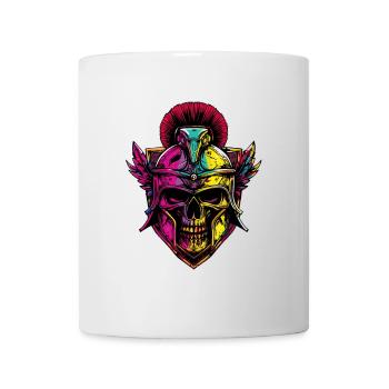 Spartaner Skull Gladiator Wappen - Tasse - Weiß - Vorne