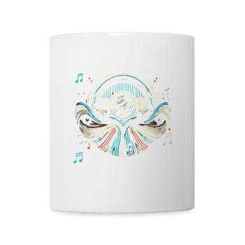 Musik ein Welt aus - Tasse - Weiß - Vorne