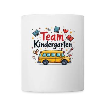 Team Kindergarten – Cute design for children - Mug - white - Front