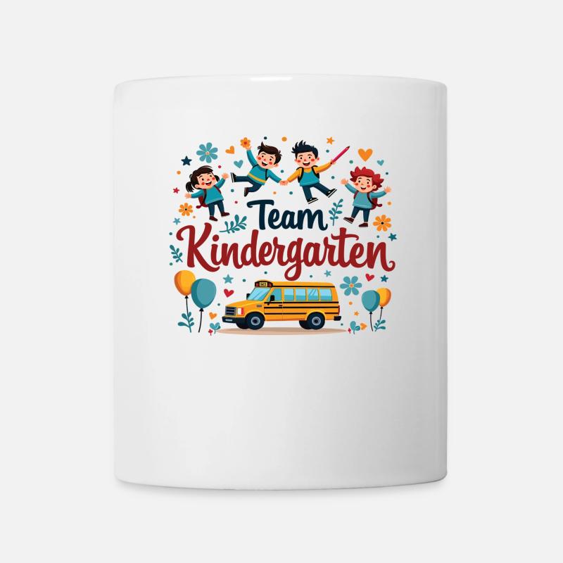 Team Kindergarten – Süßes Design für Kinder - Tasse - Weiß