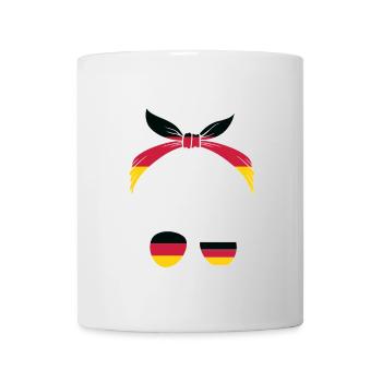 Sports Allemagne, Football, Tenue pour fan de sport - Mug blanc - blanc - Devant
