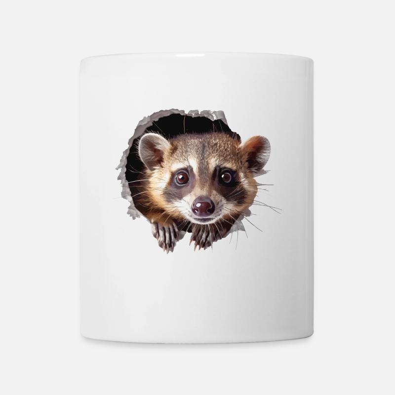 Nasenbär - Tasse - Weiß