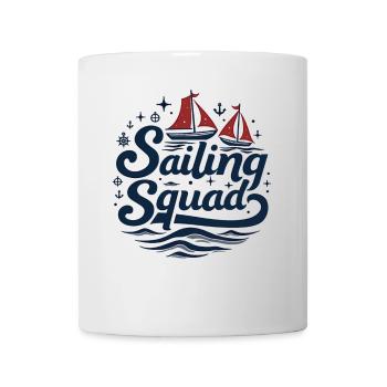 Sailing Squad – Maritime design for sailing fans - Mug - white - Front