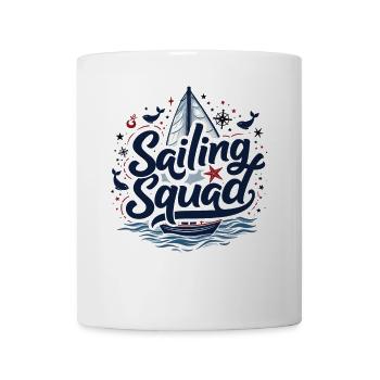 Sailing Squad – Maritime design for sailing fans - Mug - white - Front