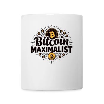 Bitcoin Maximalist – Stylish Crypto Design - Mug - white - Front
