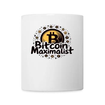 Bitcoin Maximalist – Stylish Crypto Design - Mug - white - Front