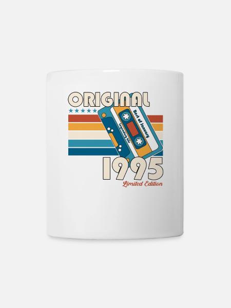 30ème Anniversaire Millésime Janvier 1995 Cassette 95 - Mug blanc - blanc