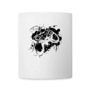 Manette de jeu - Mug blanc - blanc - Devant