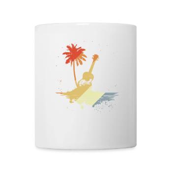Ukulele Retro Style - Tasse - Weiß - Vorne
